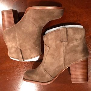 NEW Splendid Lakota Bootie Dark Tan Suede Size 10